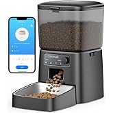 oneisall Voederautomaat voor katten, 3,5 l, wifi, intelligente kattenvoerautomaat met app-bediening, 1-12 maaltijden per dag,
