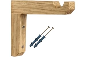 Uhngw Crochet mural pour | Support en bois | Crochet pour en forme de L, support d'intérieur et d'extérieur pour , lanternes, mangeoires à oiseaux et panier de