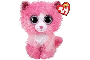 Ty UK Ltd 36308 Reagan Cat - pluszowa zabawka typu beanie bus, wielokolorowa, 15 cm