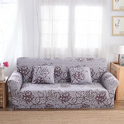 Hotniu Sofa Überwürfe Waschbar Gepaßte Sofabezug Stretch Couchbezug Sofa Abdeckungen für Couch 1 Stück(2 Sitzer, Muster #16)