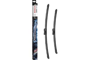 Aerotwin Aerotwin A696S – Torkarblad fram – Set med 2 ersättningsblad – Förmonterad adapter – 2 blad, 550 mm / 450 mm