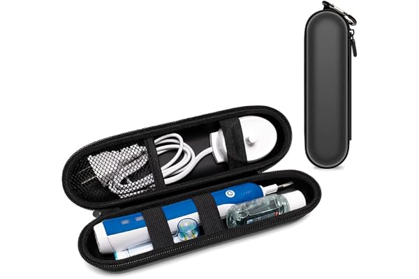Étui de voyage pour brosse à dents électrique Oral-B Pro et la plupart des autres marques de brosses à dents électriques