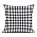 Produktbild Dekokissen Blue Plaid Classic Karomuster Hounds Tooth Checkered Contemporary Linen Cushion Home Dekoratives Kissen