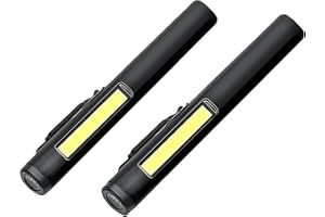 flintronic 2 st ficklampa, mini LED-ficklampa, handhållen ficklampa liten, IPX4 vattentät pennlampa, USB-uppladdningsbar, pen