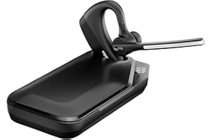 Conambo Bluetooth Headset V5.2 K10C,70Hrs Talk Bluetooth Earpiece Handsfree with Charging Case,Wireless Headset with CVC 8.0 and ENC Dual Noise Canceling Microphone,Single Headset for Driving/Business