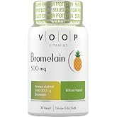 VOOP Bromelain - 500 Mg | 30 Bitkisel - Vegan Kaps&uuml;l
