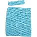 TtS 1.5"x6" 6"x6" 7"x9" 8"x10" 10"x12" Crochet Tube Top Infant Dress elastic Waistband Headband Tutu Supplies For Baby Girls 16 Colours (10"x12" Turquoise)