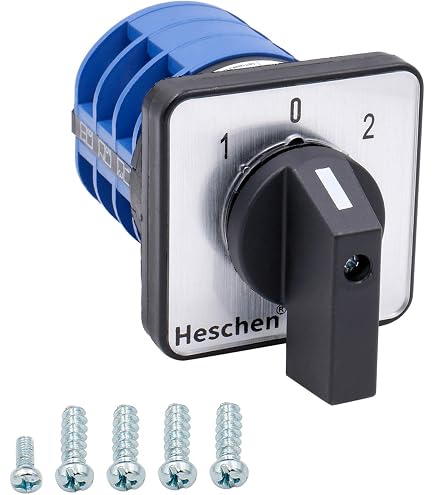 Produktbild von KlingerBorn KB-N16 | Hauptschalter | Hochleistungs-Nockenschalter | 16A, 3-polig, Abschließbar | 48x48mm Gelbe Blende, Roter Knebel | Schaltwinkel 90° | 400V/7,5kW | AC-3 | Made In Germany