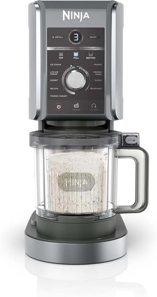 Ninja CREAMi Deluxe 10-in-1 Dondurma ve Frozen Makinesi NC502EU