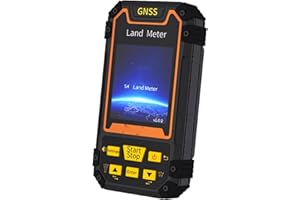 COYEUX Tragbares GPS-Vermessungsgerät, Landmessgerät, Aufzeichnung von 199 historischen Daten und Figurenspur, GNSS-Empfängerchip, wiederaufladbare Echtzeitnavigation mit hoher Genauigkeit, Messung der Gelän