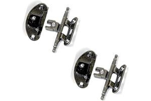 BricoShopping® Paar Scharnier für antike Holz Möbel Tür und Schränke im klassischen Stil Wohnzimmer oder Schlafzimmer Kunst Schwere, schwere antike Scharniere (BS0200, Bronze)