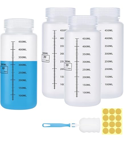 Flaconi Graduati Sigaretta Elettronica DKBT 6 Flaconi Di Plastica A Collo  Largo, 60 Ml, Vuoti Da Laboratorio, A Prova Di Perdite, Traslucidi, In HDPE  Con Ampia Apertura Per Pillole, Bottiglie Di Campioni