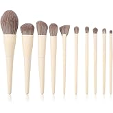 Bolivia's Makeup Brush Set, Professional Set of 10, High Quality Synthetic Bristles, Special Design for Sensitive Skin, Whole Yu