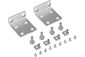 Rackmonteringssats för Ubiquiti Switch, 1U racköron för Ubiquiti 16/24/48-seriens brytare