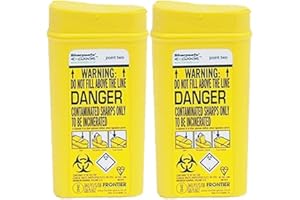 Sharpsafe Disposable Sharps Bin 0.2 litre - Pack of 2