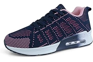 ANBIWANGLUO Zapatillas de Deporte para Mujer Zapatillas Deportivas para Correr Zapatos con Cordones para Caminar Zapatillas Transpirables para Correr al Aire Libre para Correr