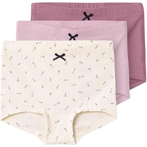 Mutande Bambine E Ragazze Name It - Cotone Ed Elastan, Vestibilit&agrave; Slim, Senza Etichette