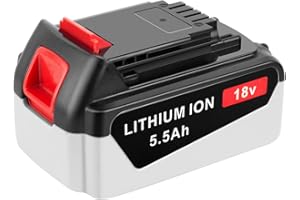 EICHXO 5500mAh 18V BL2018 Batería para Black Decker 18V Litio Bateria BL2018 BL1518L para B&D 20V Bateria LCC220 LCS120 LCS120B LD120VA