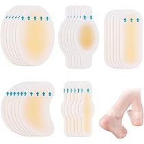 Lot De 24 Pansements Anti-bulles Pour Pieds - Protection Des Pieds à Bulles - Gel - Imperméable - Hydrocolloïde - Randonnée Invisible - Contre Les Ampoules Sur Les Talons, Les Orteils Et