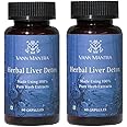 VANN MANTRA Pack of 2 Herbal Liver Detox Capsule (60 Capsules, 500mg)- Natural Pure Herbal Supplement for Men & Women, Kalmegh & Ashwagandha Extract Supports Liver Function & Detoxification