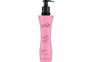 Got2b Anti Frizz Hair Lotion Smooth Operator, Vegan, Up To 230 Degree Heat Protection, Frizz Control, For Smooth Silky Hair, 200ml