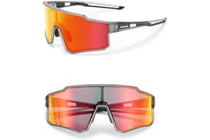 ROCKBROS Okulary Sportowe Polaryzacyjne Okulary Rowerowe z Polaryzacją Mężczyźni Kobiety Okulary Przeciwsłoneczne UV400 Okulary Ochronne Oprawka TR90 do Sportów Outdoorowych Kolarstwo Golf