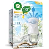 Air Wick Electric Room Fragrance Essential Oils Device + Replacement Bottle Breeze of Cleaning