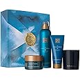 RITUALS Gift Set The Ritual of Hammam M - 4 Home and Skincare Products Enriched with Eucalyptus, Argan Oil, and Rosemary - Bath Gift Box with Purifying Properties, Blue