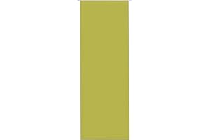 Bestlivings Flächen-Vorhang Blickdicht Schiebe-gardine Raumteiler Schiebe-Vorhang ca.60cm x 245cm, Auswahl: ohne Zubehör, grün - olivgrün