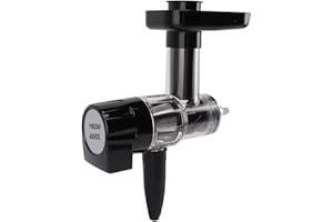 PenRux Kau-Entsafter-Aufsatz für KitchenAid-Standmixer Aller Modelle, Langsamer Entsafter-Aufsatz für Gemüse und Obst, Kaltpress-Entsafter-Teile, Entsafter-Maschinen-Aufsätze