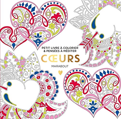 Book's Cover of Le petit livre du coloriage : coeurs