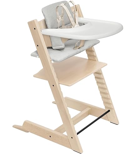 Stokke Steps Recall Stokke Steps Chair, Hazy Grey Legs White