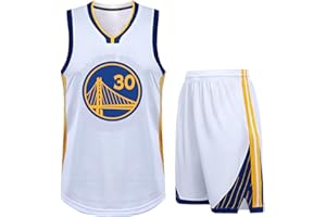 GIIWAKI Maillot Basket Enfant 2 Pièces Tenue Basket Enfant/Adulte Ensemble Basket Enfant Maillot de Basket Enfant Tenue Basket Enfant Garcon, Maillot sans Manches et Short