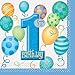 Produktbild Unique Party Supplies Blau Luftballons 1. Geburtstag Papier Servietten, 16 Stück