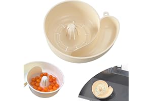 Rotating Strainer, FORMVERSITY Drainer, Scolapasta Plastica, Lava Frutta Spirale fruit washing bowl, Multi-Purpose Berry Washer With Drain Basket, Rotating Strainer Bowl per Frutta