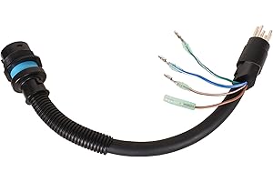 SOUTHMARINE Boat Motor 84-896539T01 Ignition Wire Adapter Harness Assembly for Mercury Mariner Quicksilver Mercruiser Outboard Engine Remote Control Box, 14 Pins to 8 Pins, 1ft /0.31m