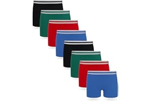 FM London Jungen Hipster Boxershorts (8er Pack)