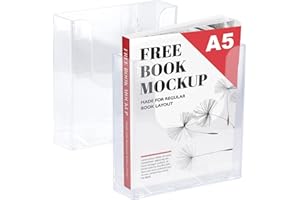 RUGLAMZHIP 2 Pcs A5 Leaflet Holder Stand, A5 Flyer Holder, Clear Acrylic Booklet Flyer Stand for Office Restaurant Reception Literature Brochure Leaflet Display Stands