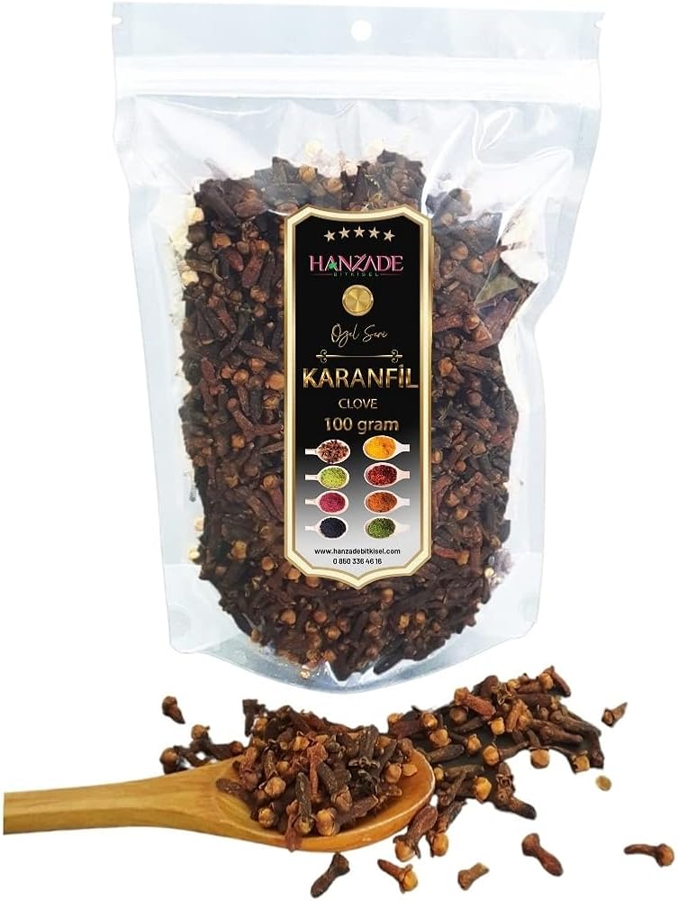 Hanzade Bitkisel Karanfil Tane İri Taneli 100 Gr