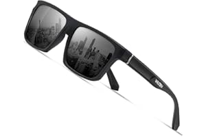 Wrimen Polarisierte-Sonnenbrille-Herren-Damen-Sonnenbrille-Unisex Sonnenbrillen Klassische Retro UV400 Schutz Rechteckig Sonnen Brille Autofahren Reise Camping