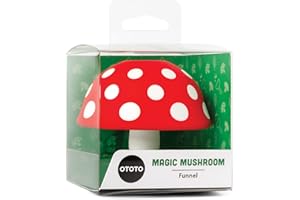 OTOTO Mushroom - imbuto da cucina per il trasferimento di liquidi. Silicone 100% sicuro per gli alimenti. BPA free lavabile in lavastoviglie