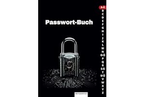 Passwort Buch A4: Passwort Manager Deutsch mit Register A-Z für einfache Übersicht: Großer Organizer mit Sicherheit für lange 648 Passwörter, Krypto und Wallets