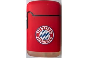 FC Bayern München Accendino Easy Torch Rubber con Logo Rosso - Pacco da 1