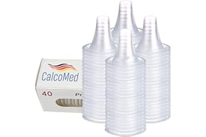 CALCOMED 40 Ersatzschutzkappen für alle Braun Thermoscan Ohrthermometer | Ohr Fieberthermometer | Ohrenthermometer