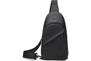 UBORSE Bolso del Pecho Bolsa Bandolera Hombre Impermeable Bolsa para Hombres Bolsos Cruzados Casual Mochilas para Hombres Mujeres Senderismo Ligero Ciclismo Viaje