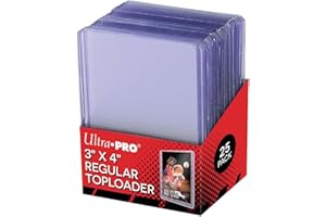 Ultra Pro - Protèges Cartes - Toploader Transparent Regular Ultra Clear 3"x4" Par 25