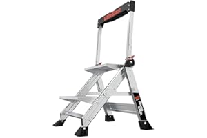 Little Giant Ladders 11902 Jumbo in 2 Fasi, Alluminio, 2 Step