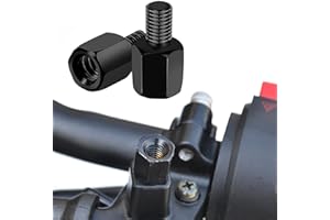M10 Filetage à Droite vers M10 Filetage à Droite Adaptateur de Miroir de Moto Scooter (2 pièces)