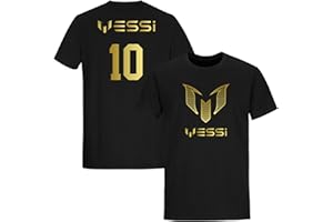 Daily Apparel Inspired Messi #10 Goat Unisex Soccer T-Shirt - Inspired Jersey Design | Ideal Football Gift for Kids & Adults