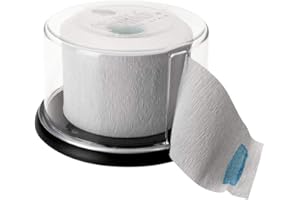 EUROSTIL Porta Rollos Papel Cuello Unisex Adulto, Negro, Talla única